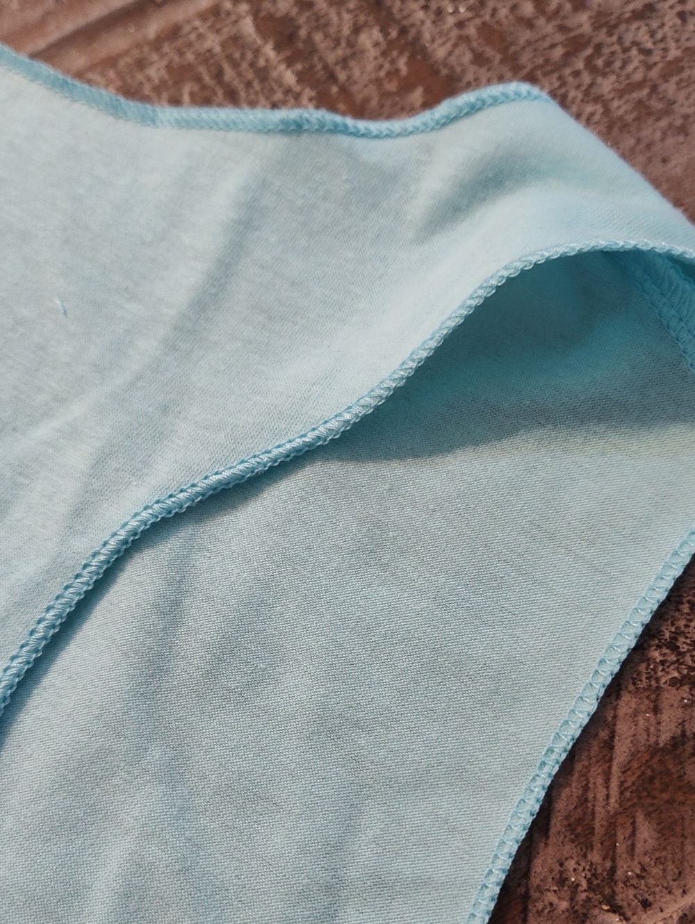 Light Blue Tropical Graphic Tank Top - Women's - Picture 5 of 5